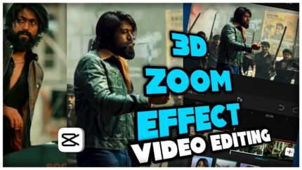Cap Cut 3D Zoom Effect Video Editing - Capcut New Trend - Viral Tiktok Photo Animation