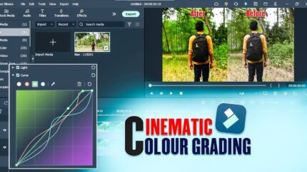 Cinematic Colour Grading in Filmora 11 - Professional Colour Grading with RGB Curves - Hindi