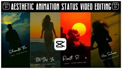 How to Make Aesthetic Lyrics Video - Capcut Lyrics Animation Tutorial - Aesthetic Video Editing