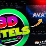 How to Make Cinematic Title Intro - Filmora 3D Titels - 3D Intro Template Download - Filmora Editing