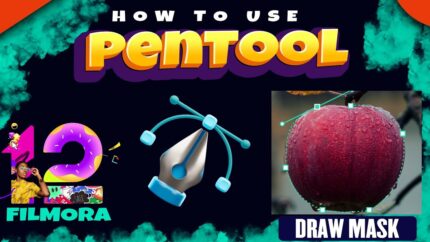 How to Use Draw Mask in Filmora 12 - Pen Tool in Filmora - Hindi