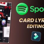 Spotify Card Lyrics Editing in Filmora ⚡