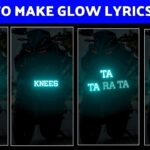 Trending Beggin Music Neon Glowing Text Effect Editing - Beggin Glowing Text Reels Editing