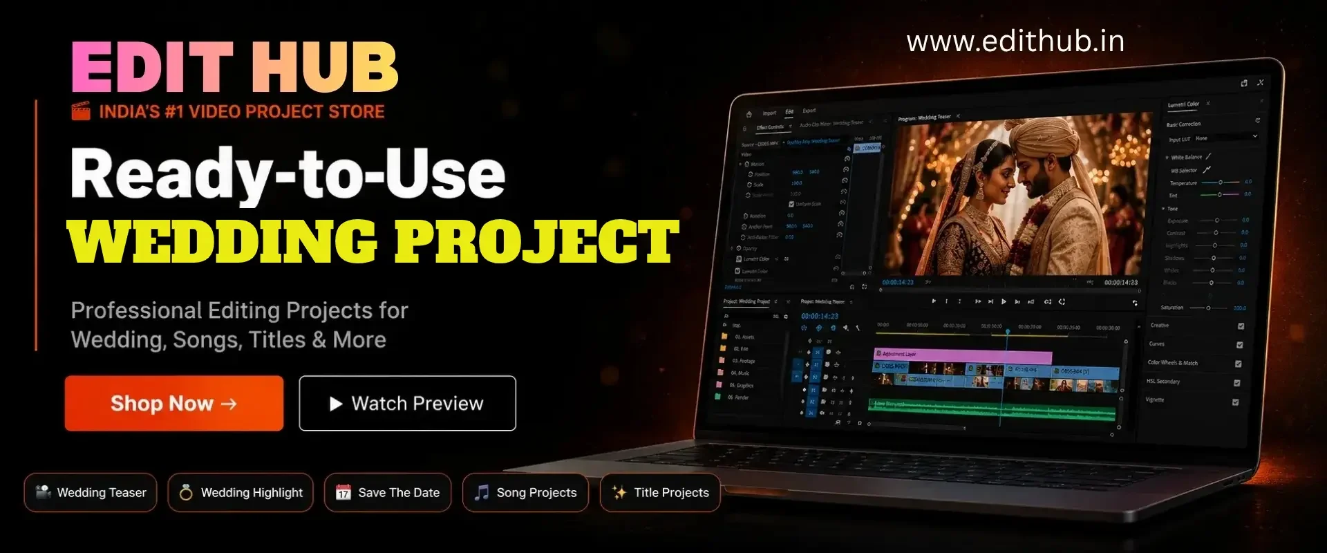EDIT HUB - Edius Free Project Download www.edithub.in